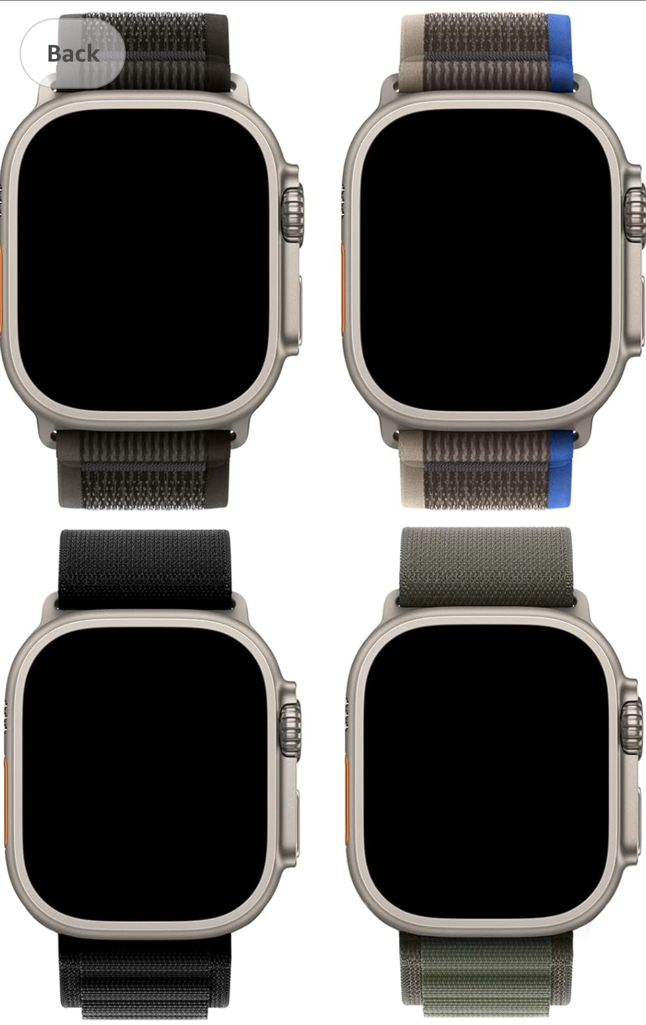 4 Pack Alpine Loop+Trail Loop Compatible with Apple Watch - photo 4