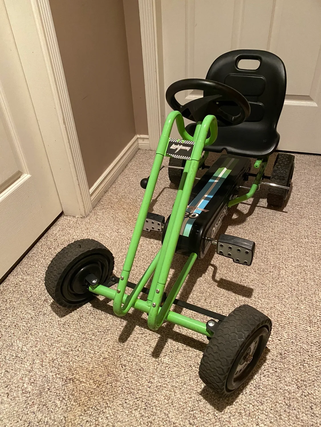 green pedal cart (delivery available) thumbnail