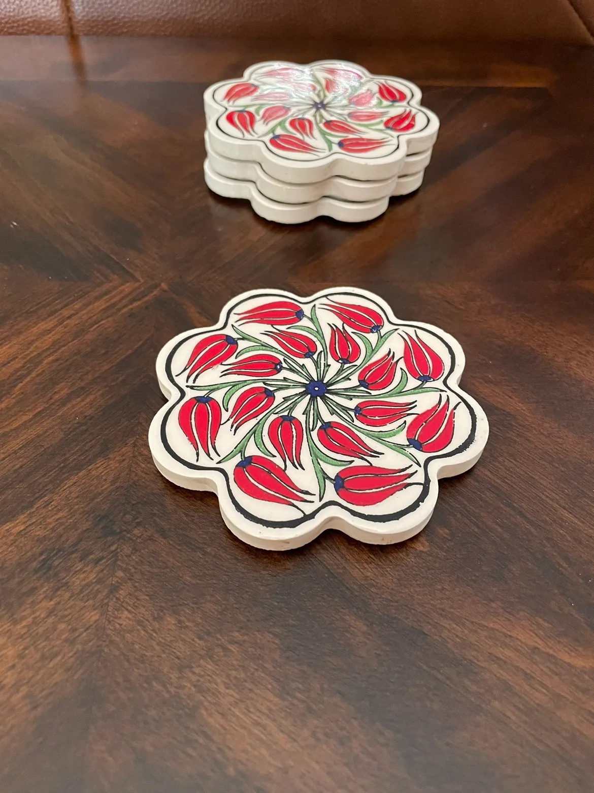 Set of 4 Tulip Coasters thumbnail