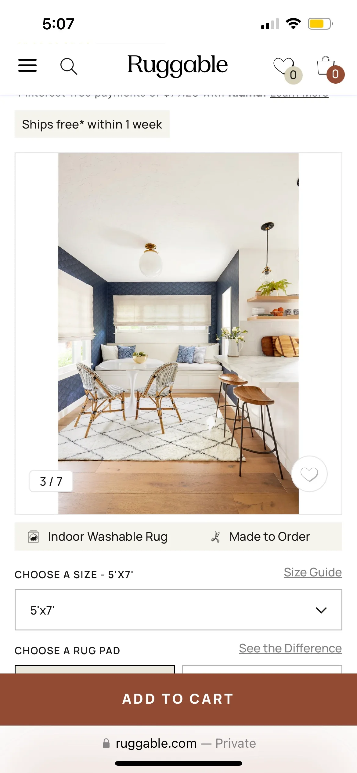 Rug/carpet living room image indicator(3)