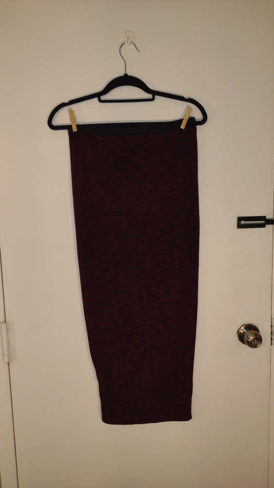 Red Midi Skirt