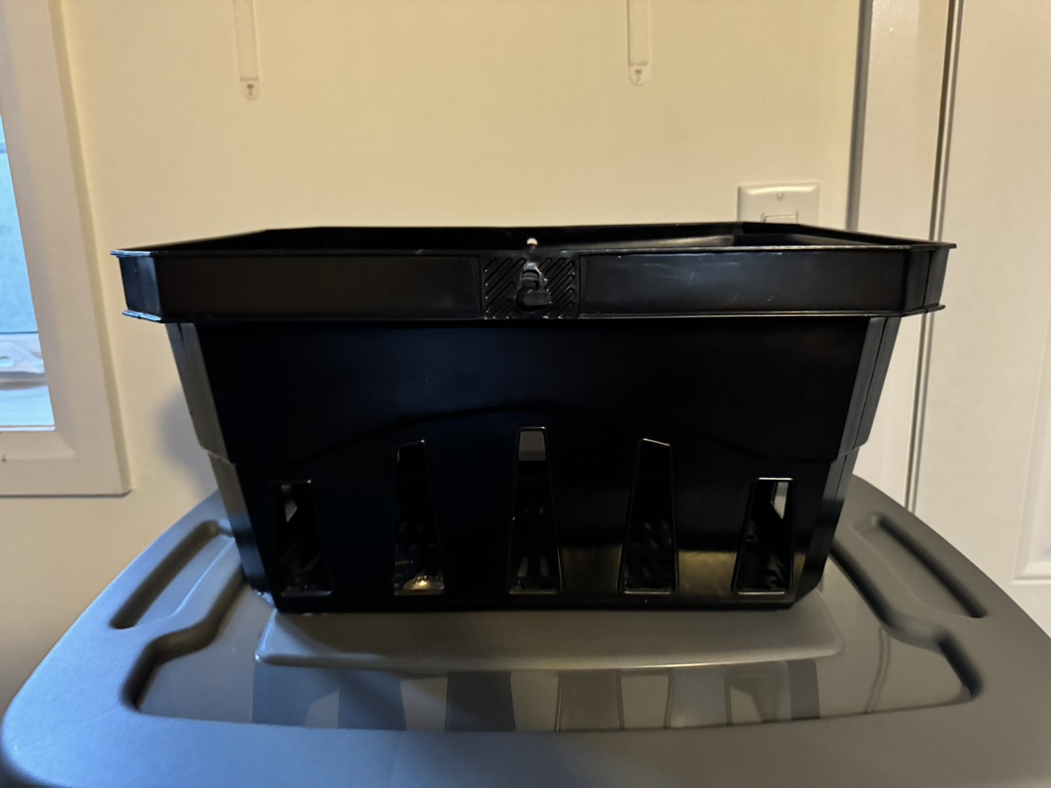 Black Plastic Basket
