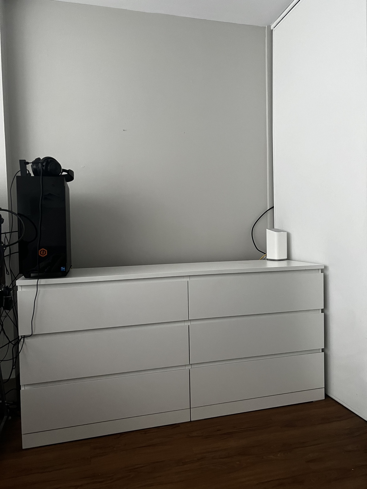 White IKEA Dresser