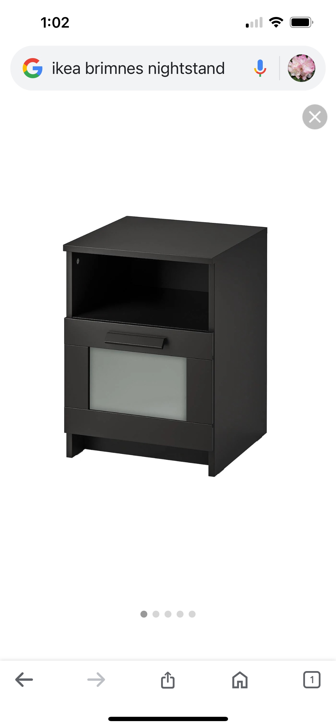 IKEA BRIMNES Nightstand