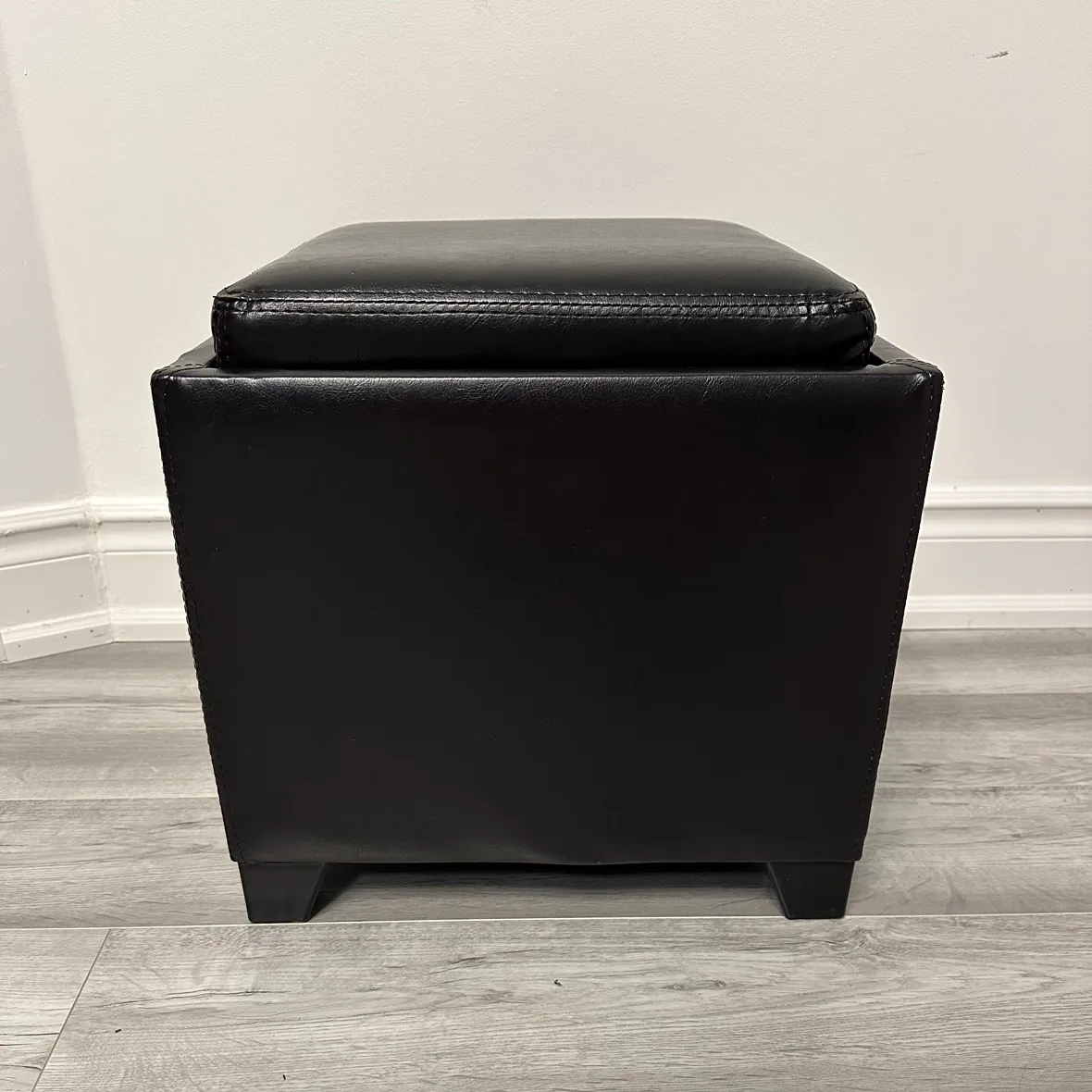 Storage Ottoman with Tray Top 15 3/4” Cube thumbnail