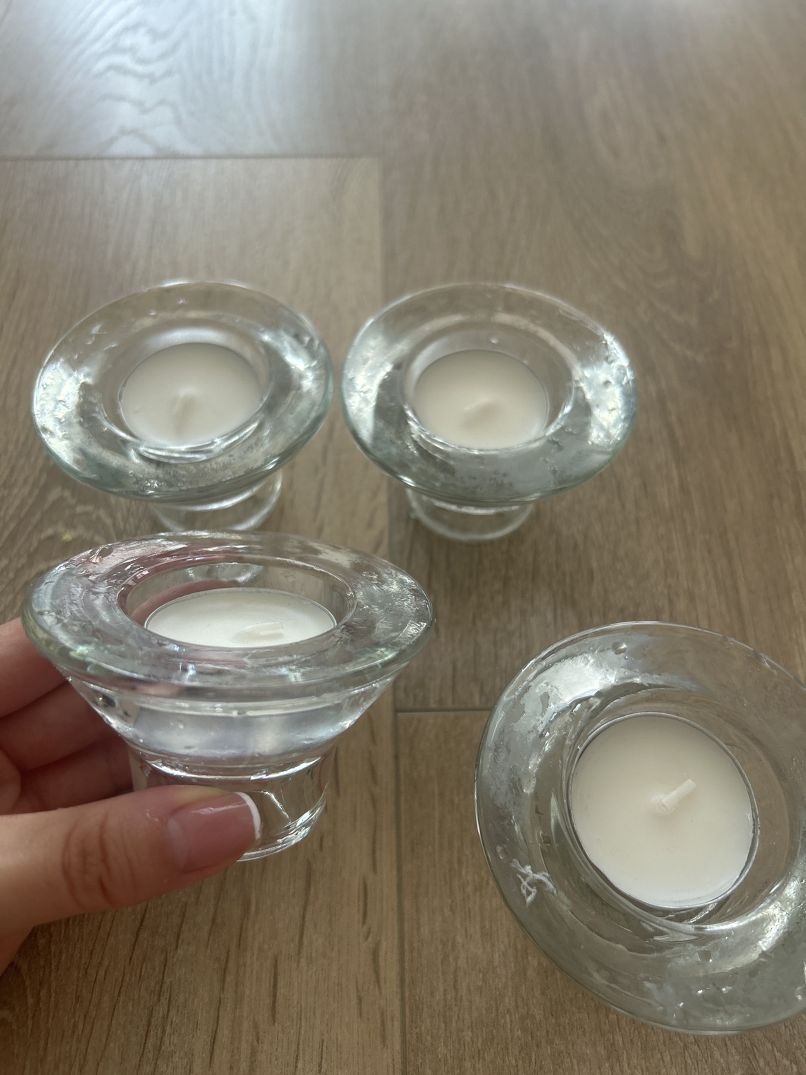 IKEA Glass Tealight Candle Holders - photo 2