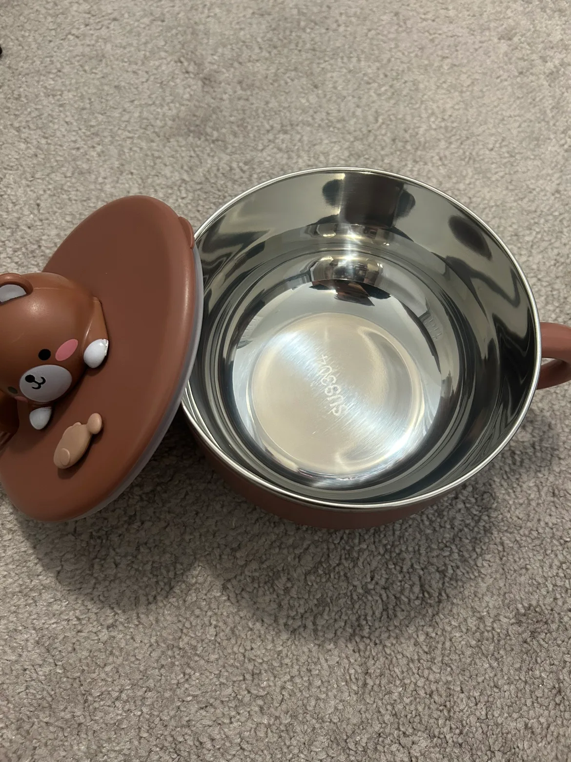 Insulated ramen bowl with lid and handle thumbnail