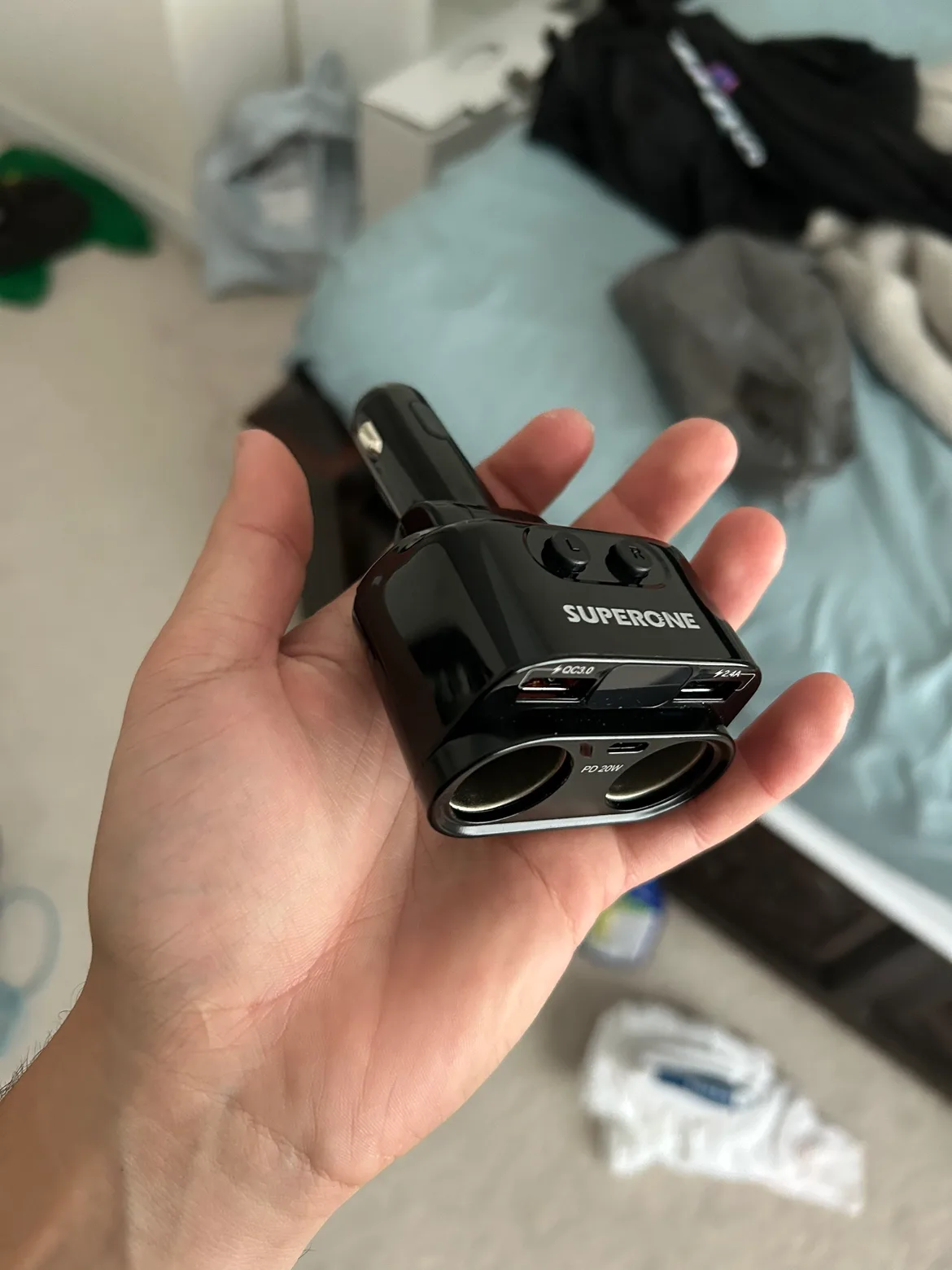 Dual port car adapter NEW thumbnail