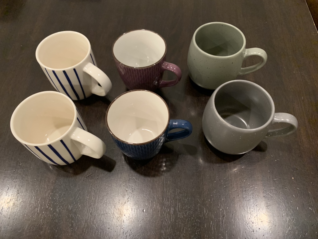 Set of 6 Mugs