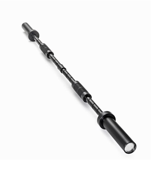 Squeeze barbell bar