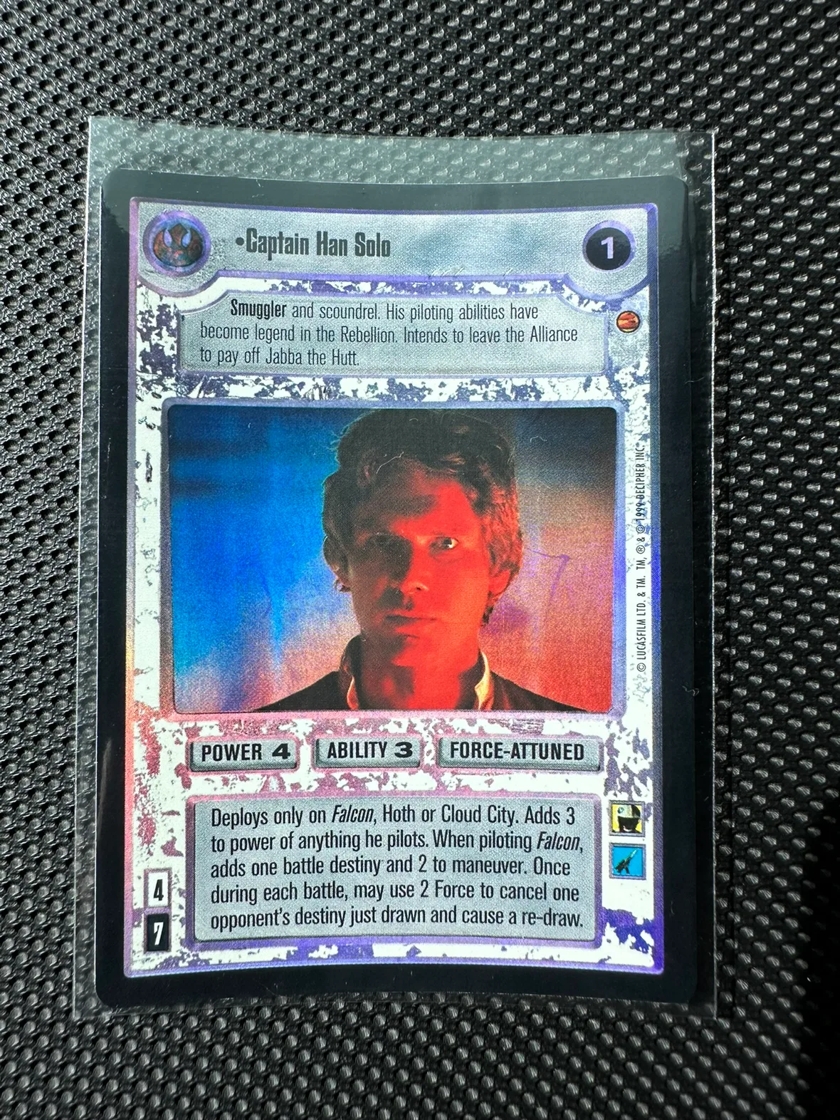 Captain Han Solo Star Wars CCG Holo thumbnail