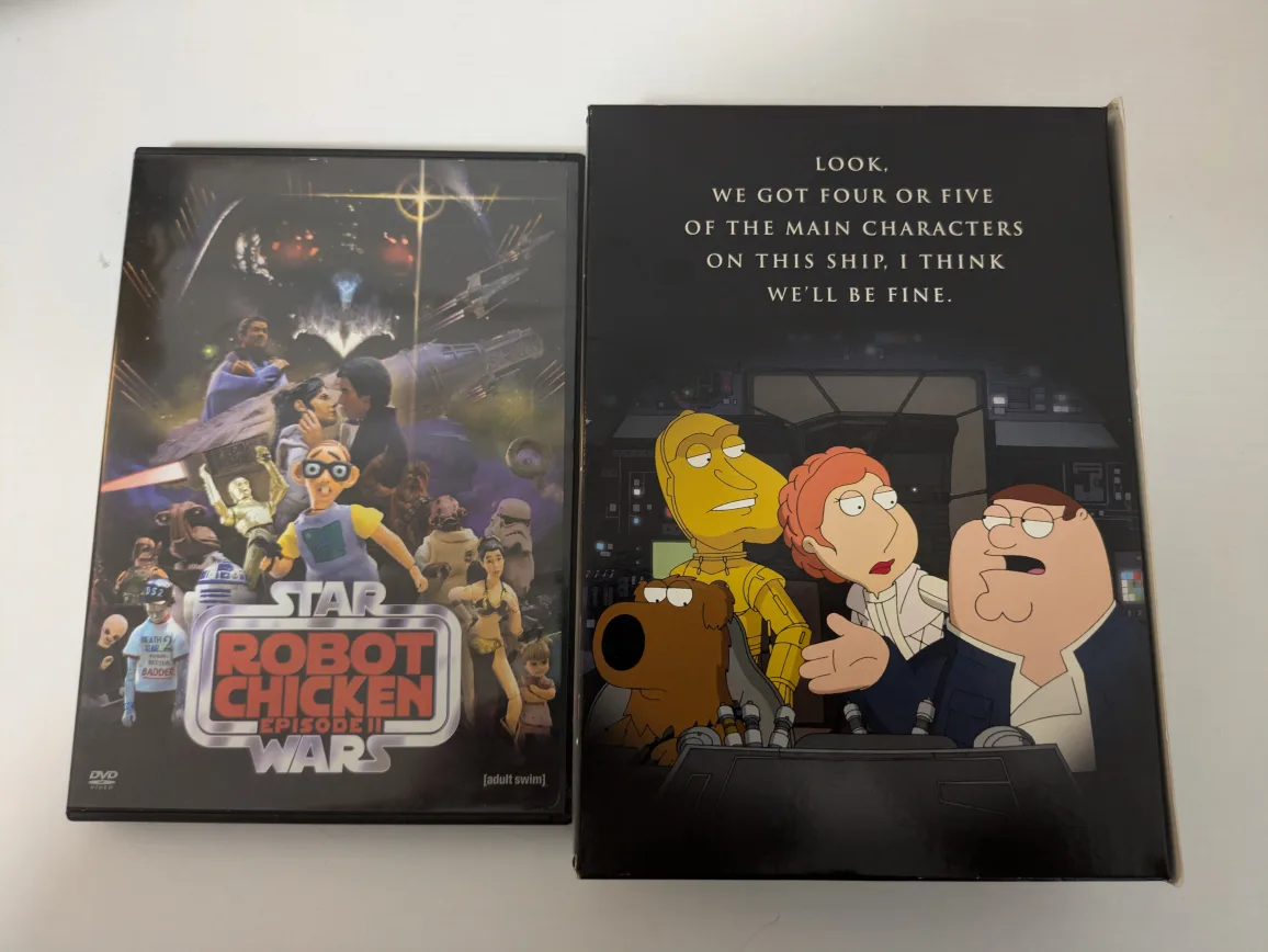 Family Guy + robot chicken star wars edition DVD thumbnail
