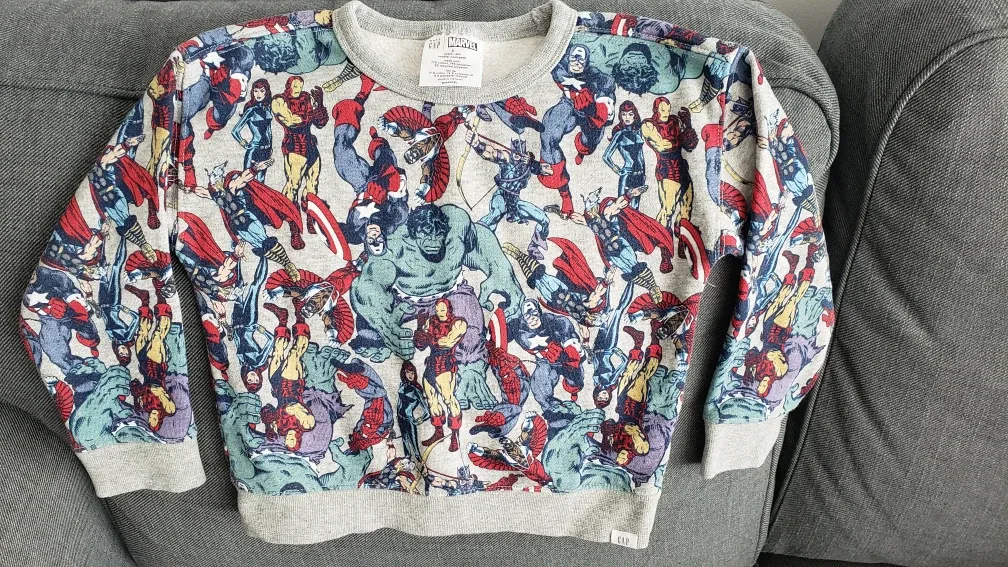 Official Baby Gap Marvel Kids Sweater (3 years) thumbnail