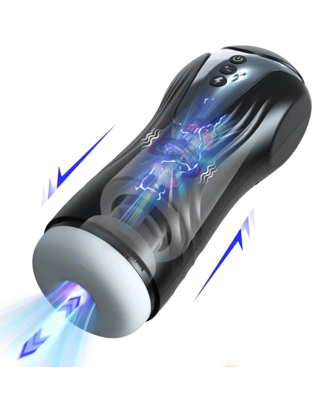 DeepAutomatic Male Masturbator Cup 3 Thrusting & 10 Vibration thumbnail