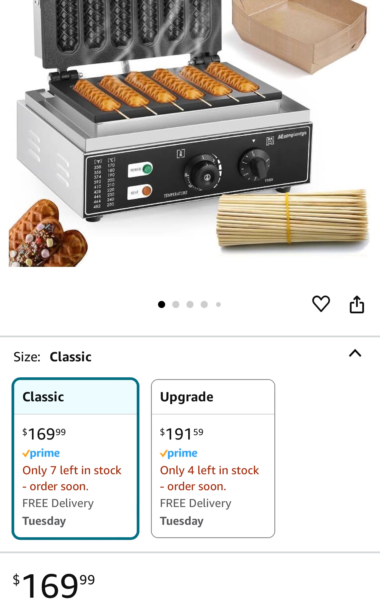 Waffle stick maker - photo 4