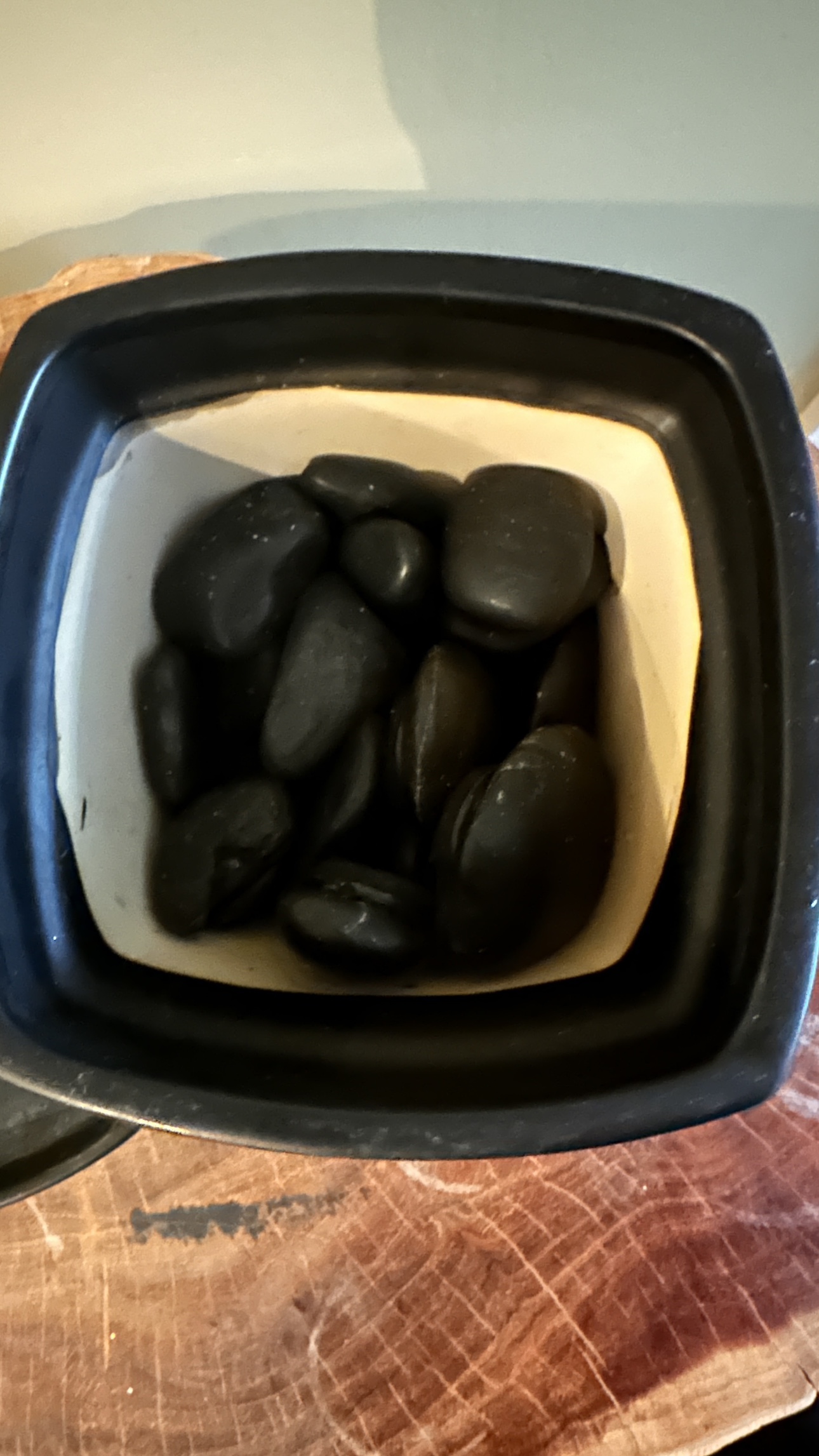 Black Square Planter with Saucer - photo 2