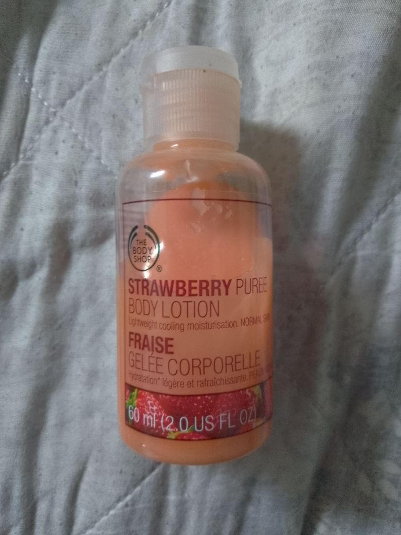 Strawberry Puree Body Lotion #freecycle