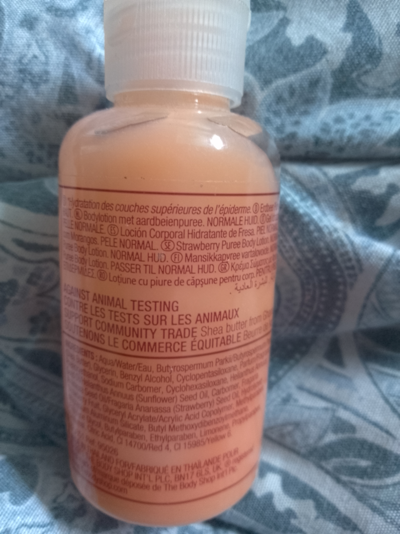 Strawberry Puree Body Lotion #freecycle - photo 2