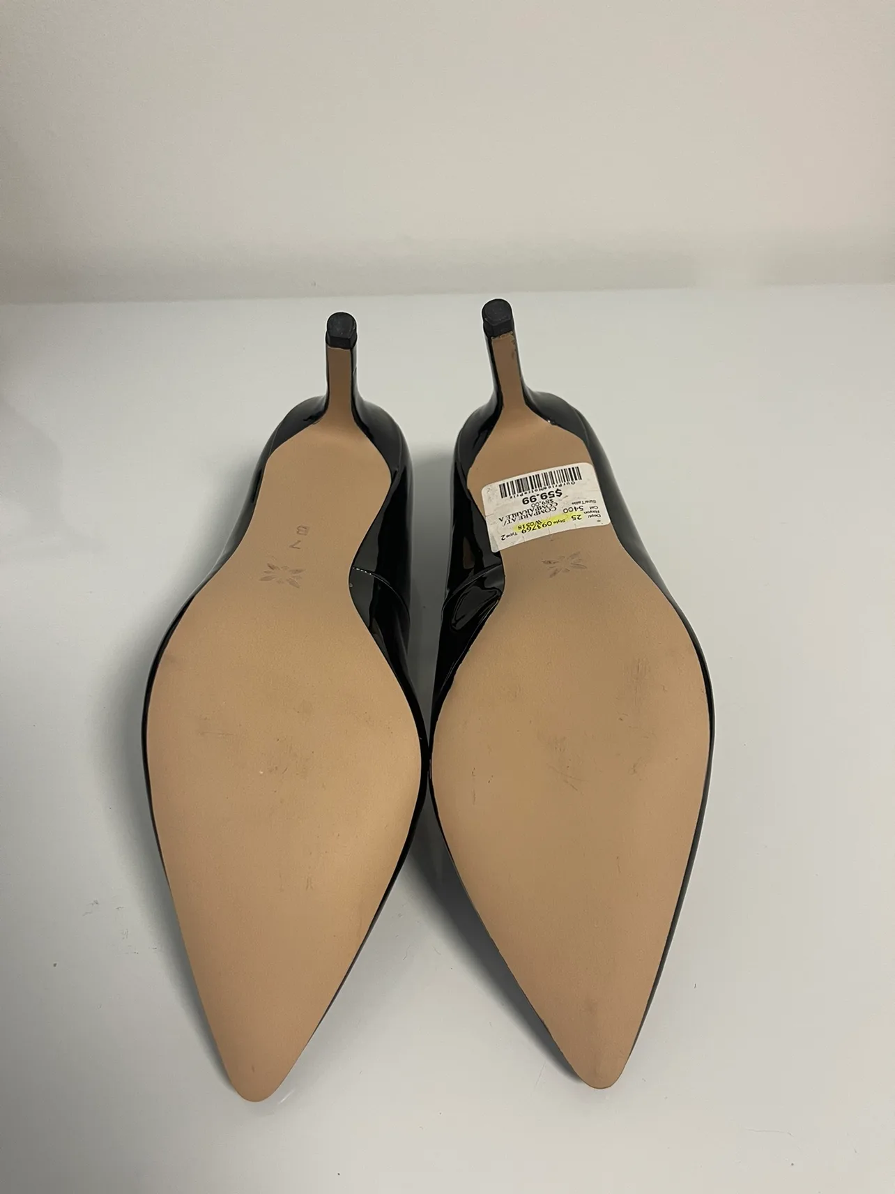 BCBGeneration Black Patent Leather Pumps size 7 New image indicator(4)