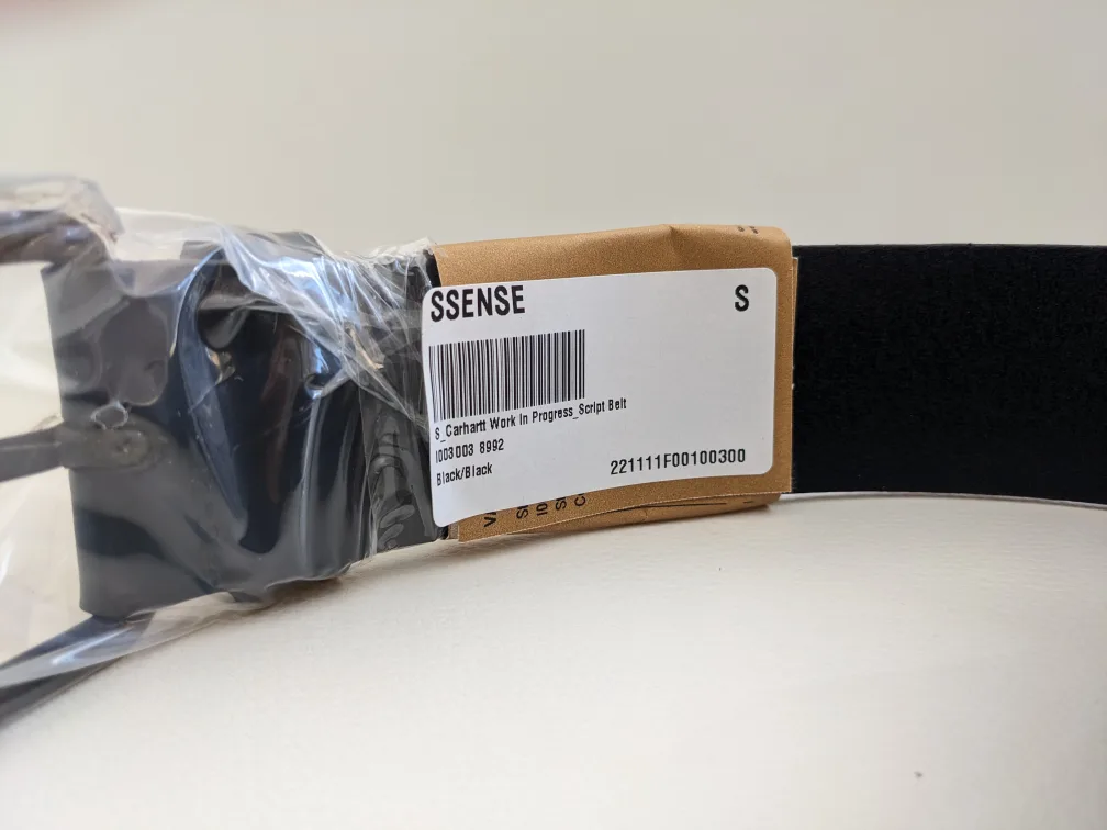 *BRAND NEW* Carhartt Black Script Belt image indicator(2)