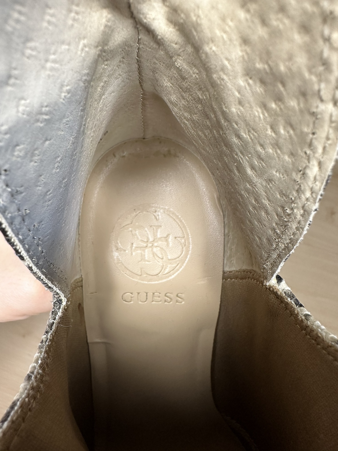 Guess Snake Print Booties - photo 3