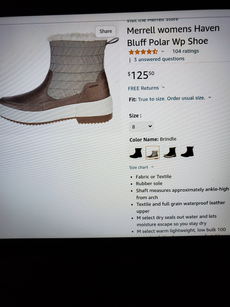 Merrell Haven Bluff Polar Wp girls winter boots - photo 3