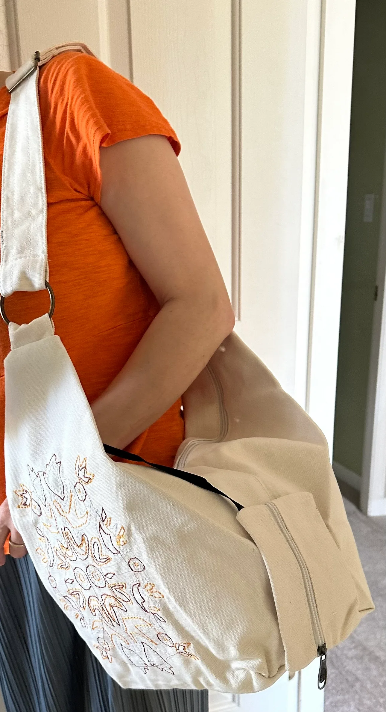 Brand new Canvas crossbody/Tote Bag image indicator(4)