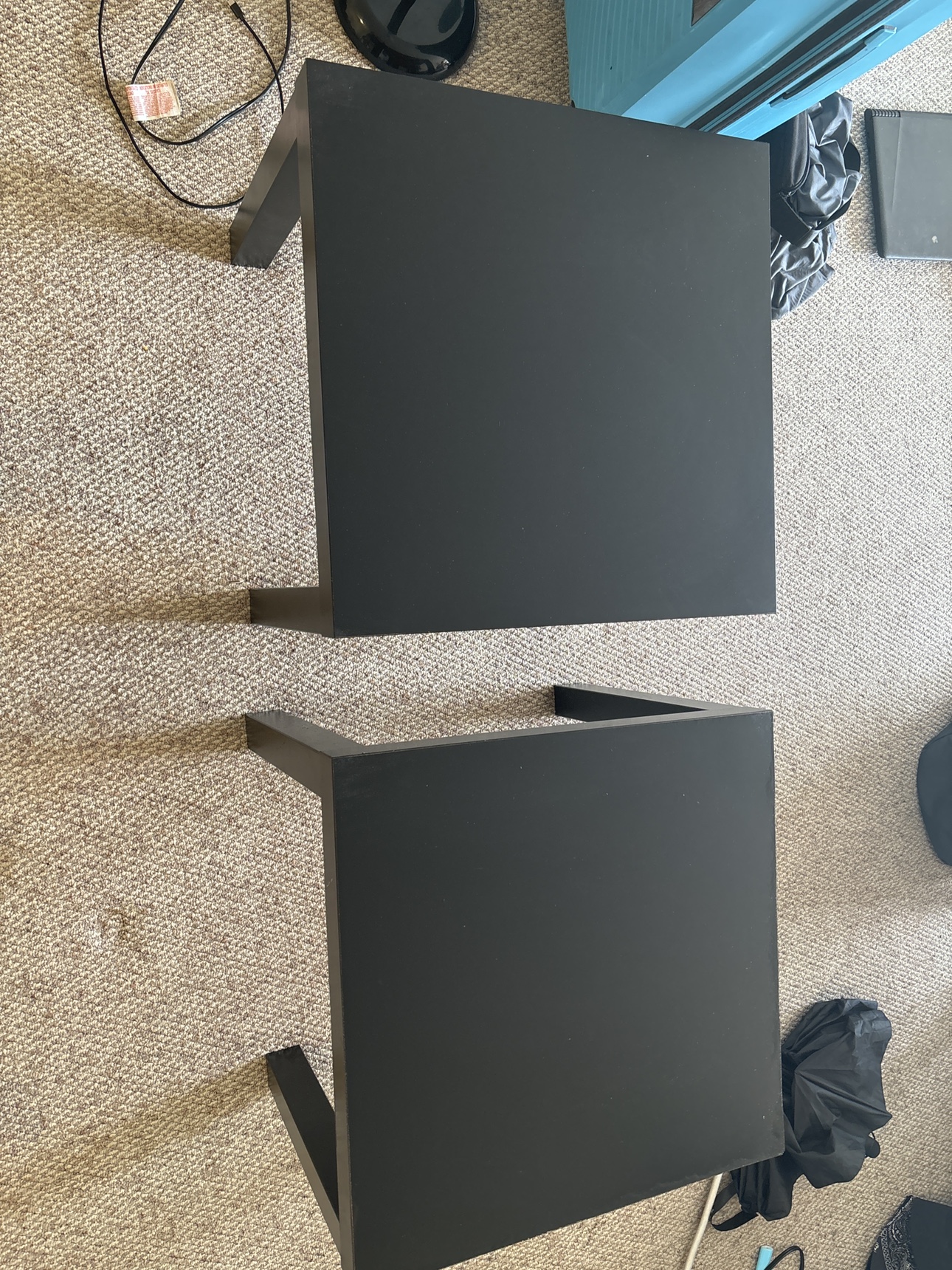 Black End Table