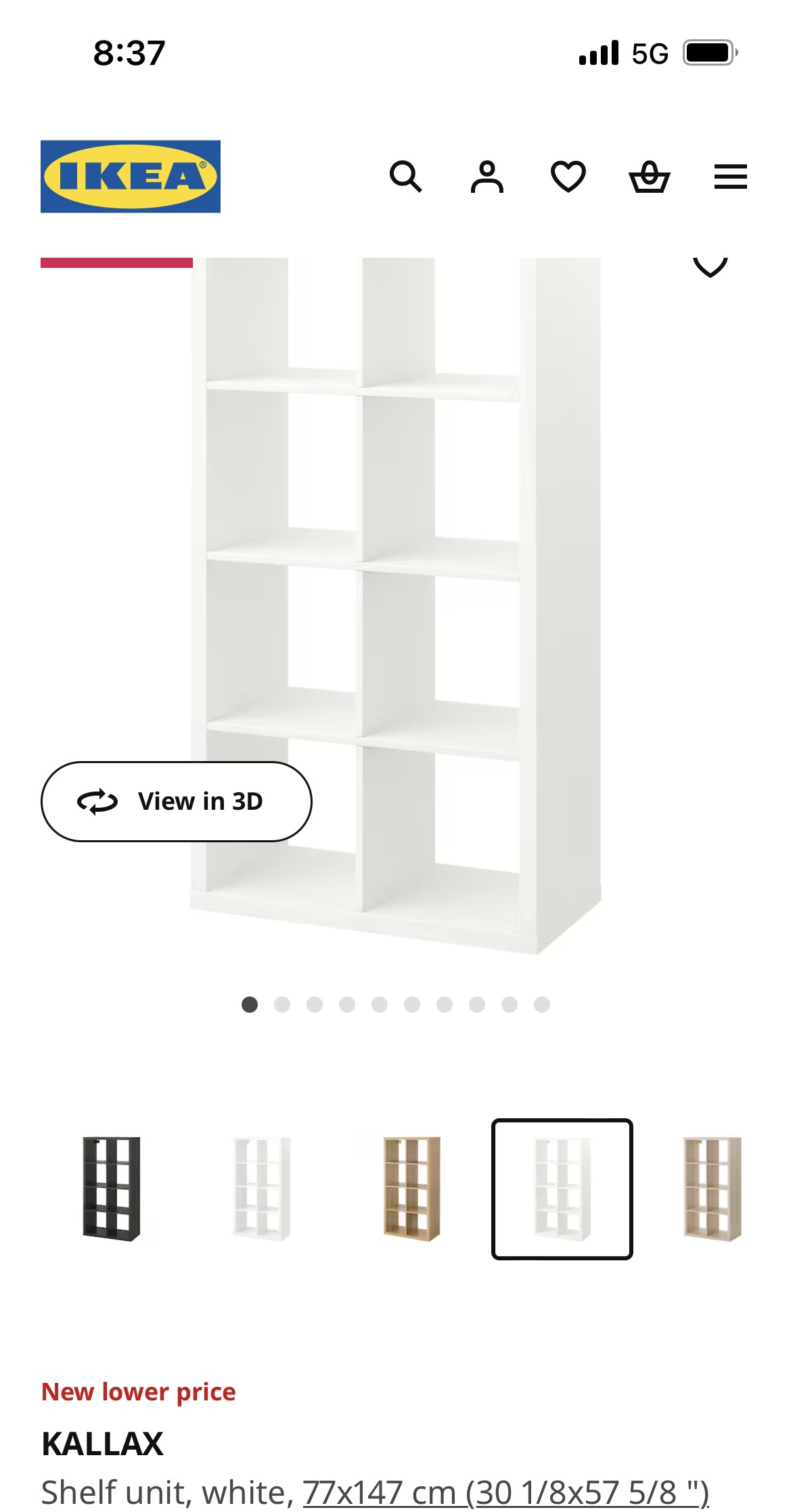 IKEA KALLAX Shelf Unit