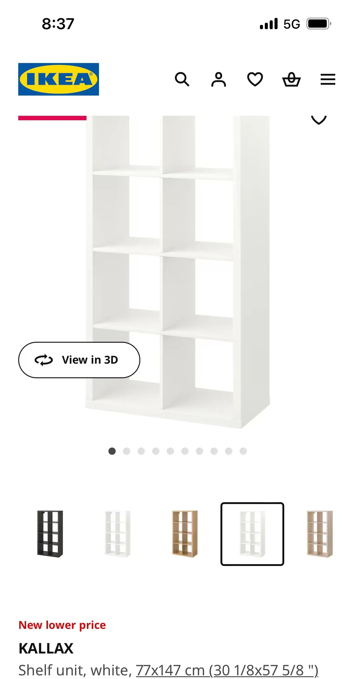 IKEA KALLAX Shelf Unit thumbnail