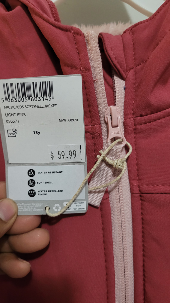Kid's Sofr Shell Jacket (size 13y) - photo 3