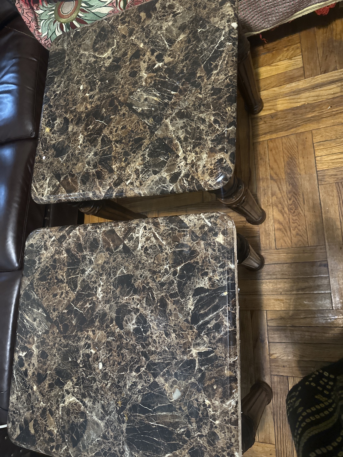 Marble Top End Tables (Set of 2) - photo 2