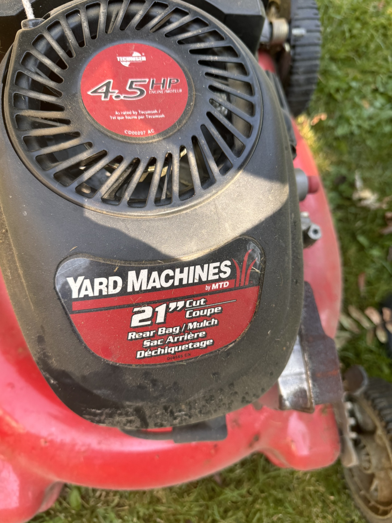 Yard Machines Lawn Mower - photo 4