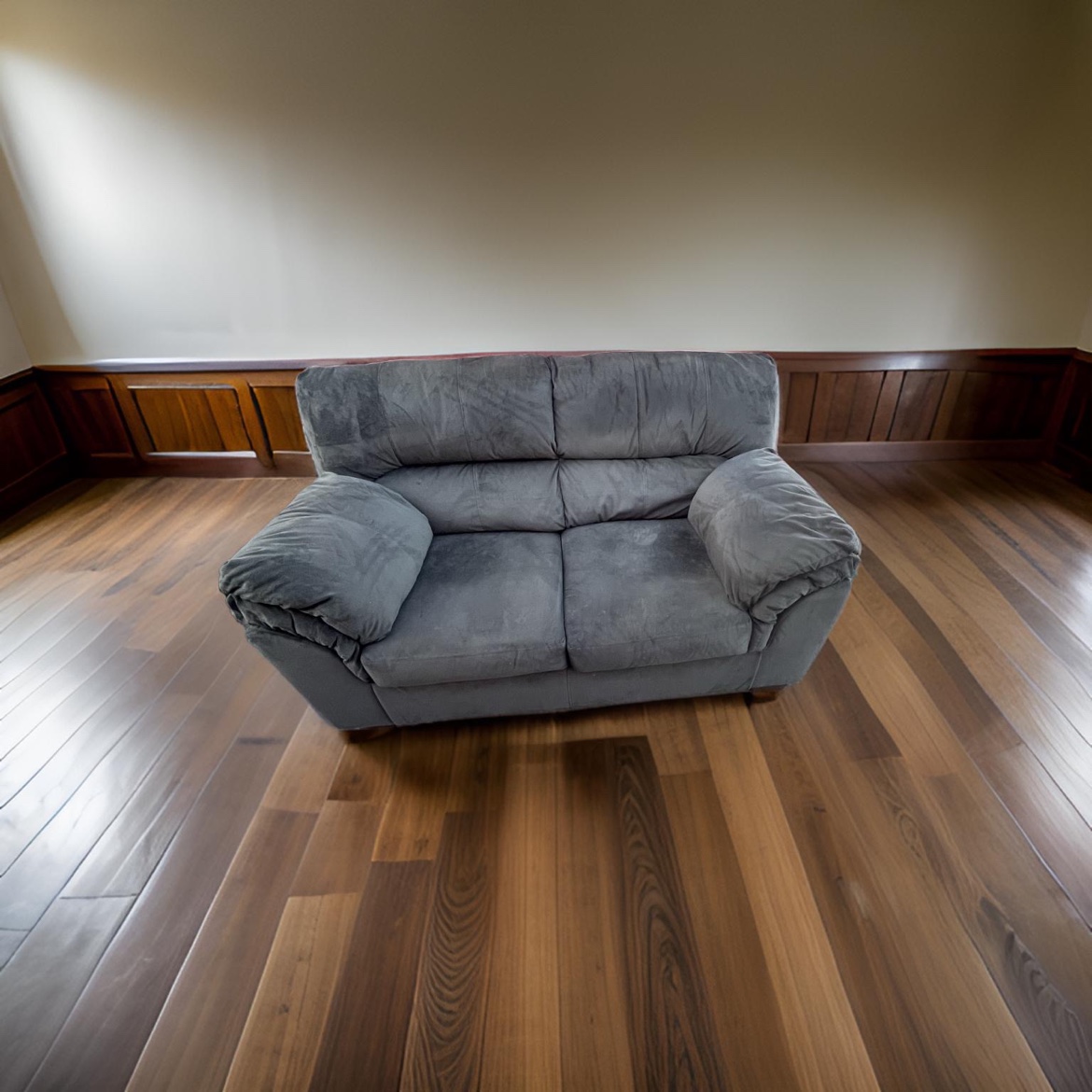 Comfortable Grey 2 seater sofa from IKEA