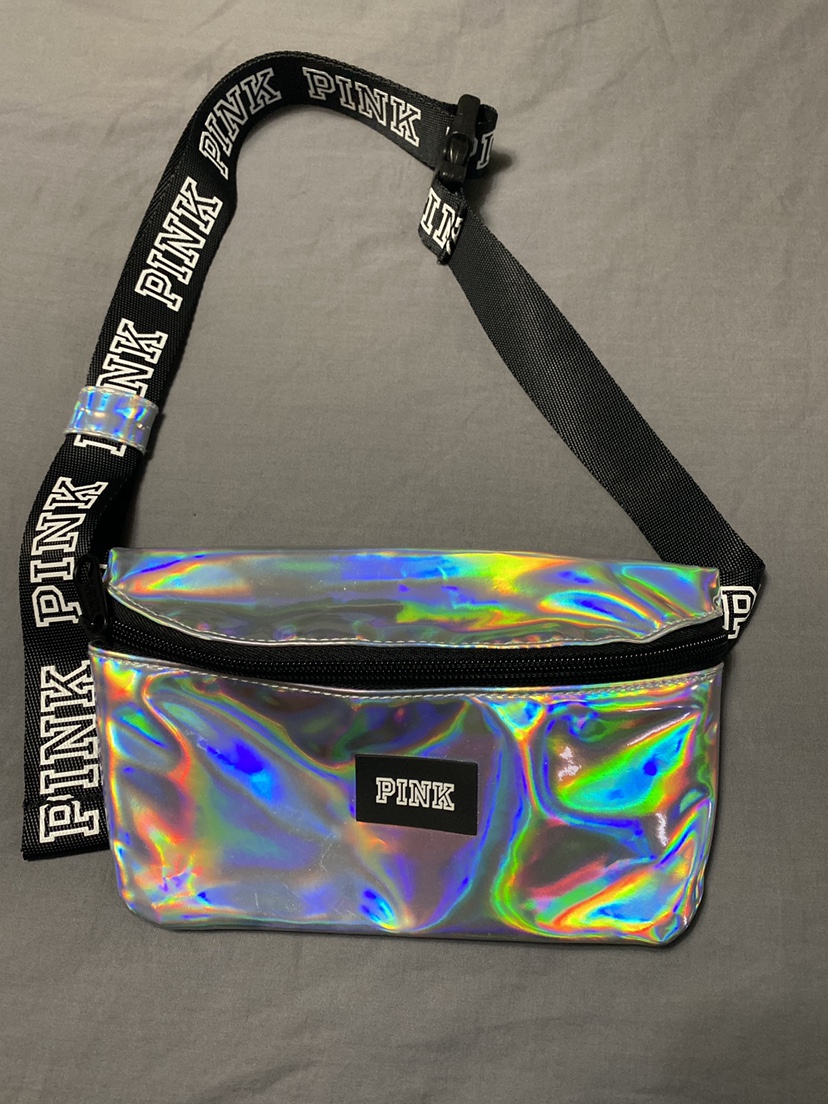 #freecycle Pink Holographic Fanny Pack