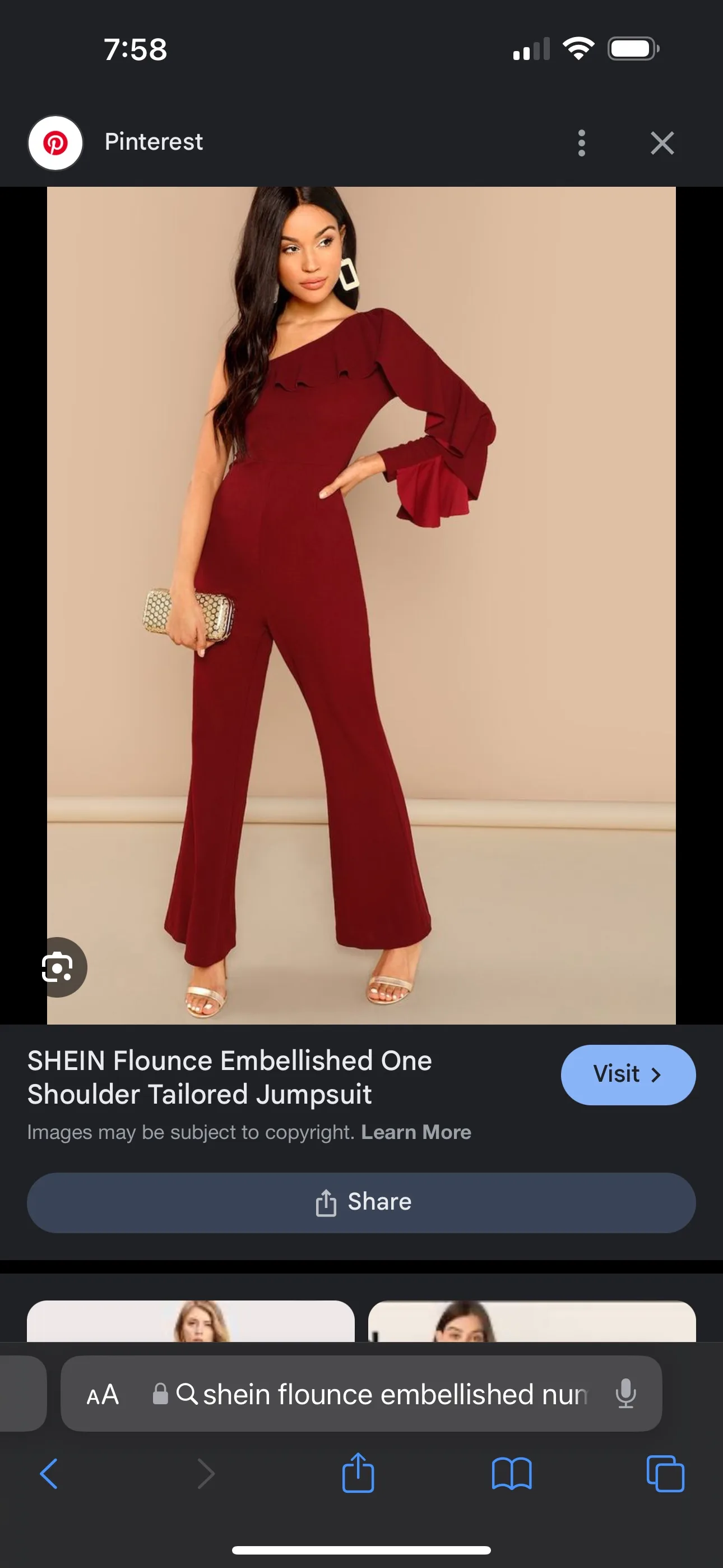 One Shoulder Jumpsuit thumbnail
