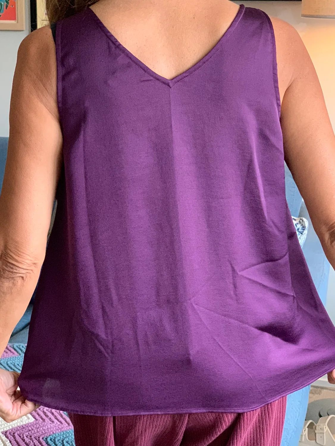 Purple Sequin Tank Top image indicator(3)
