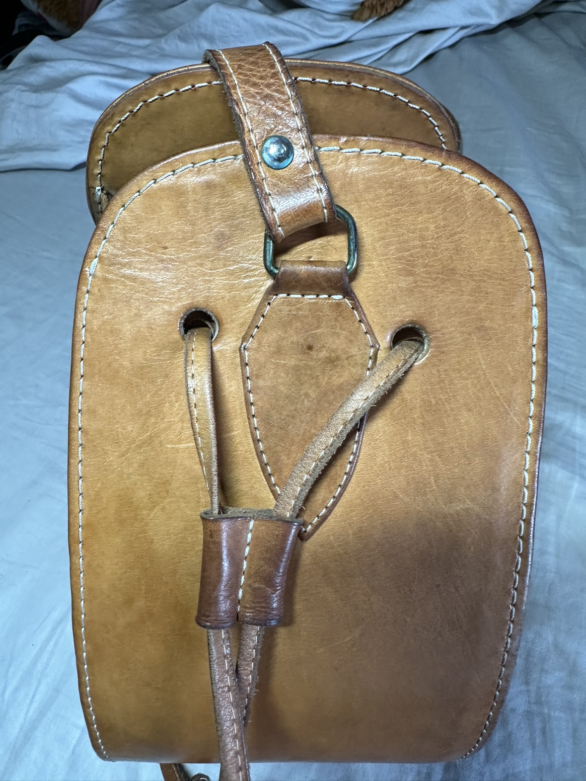 Leather Bucket Bag - photo 3