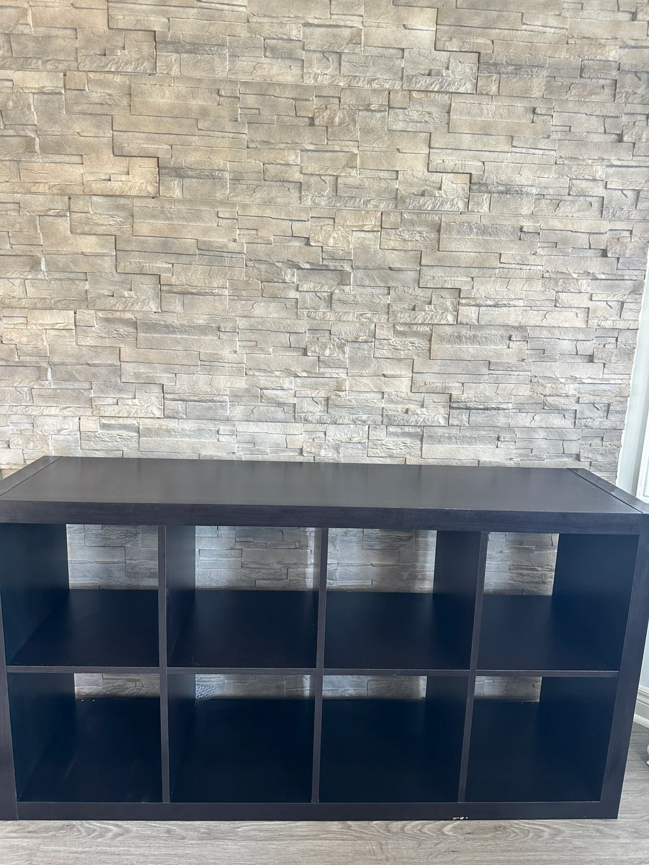 IKEA Black 9 Cube Shelf Unit- Very good condition! image indicator(3)