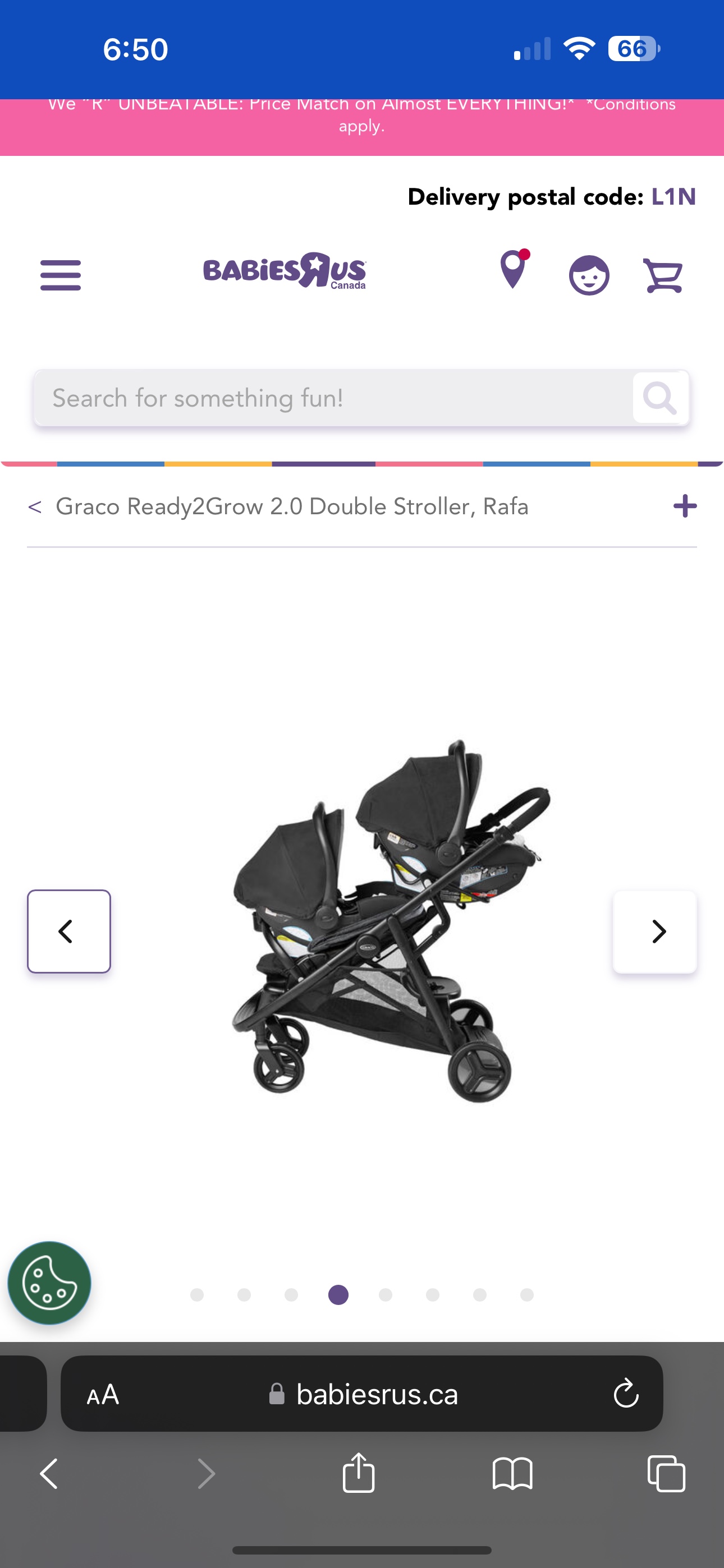 Graco Ready2Grow 2.0 Double Stroller - photo 3