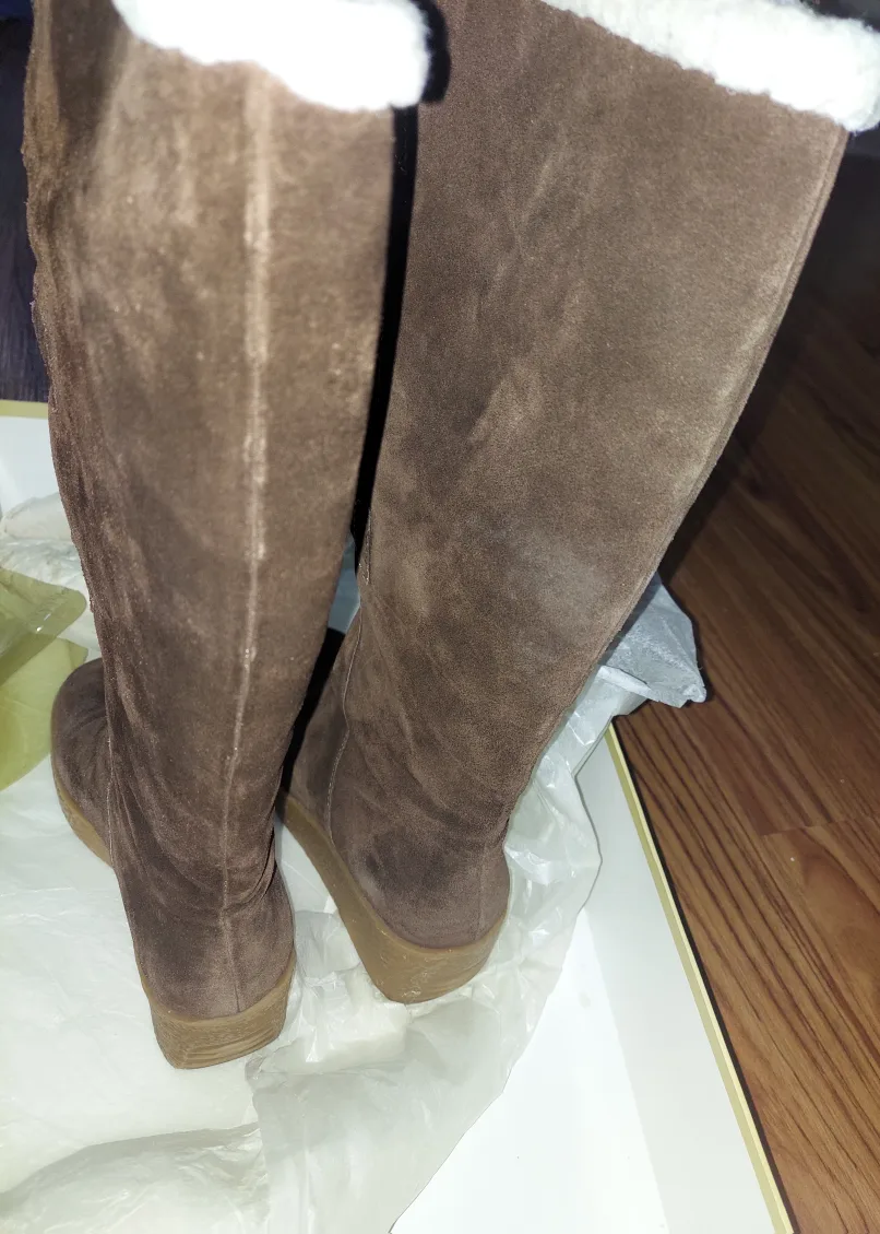 Michael Kors Brown Suede Boots image indicator(5)