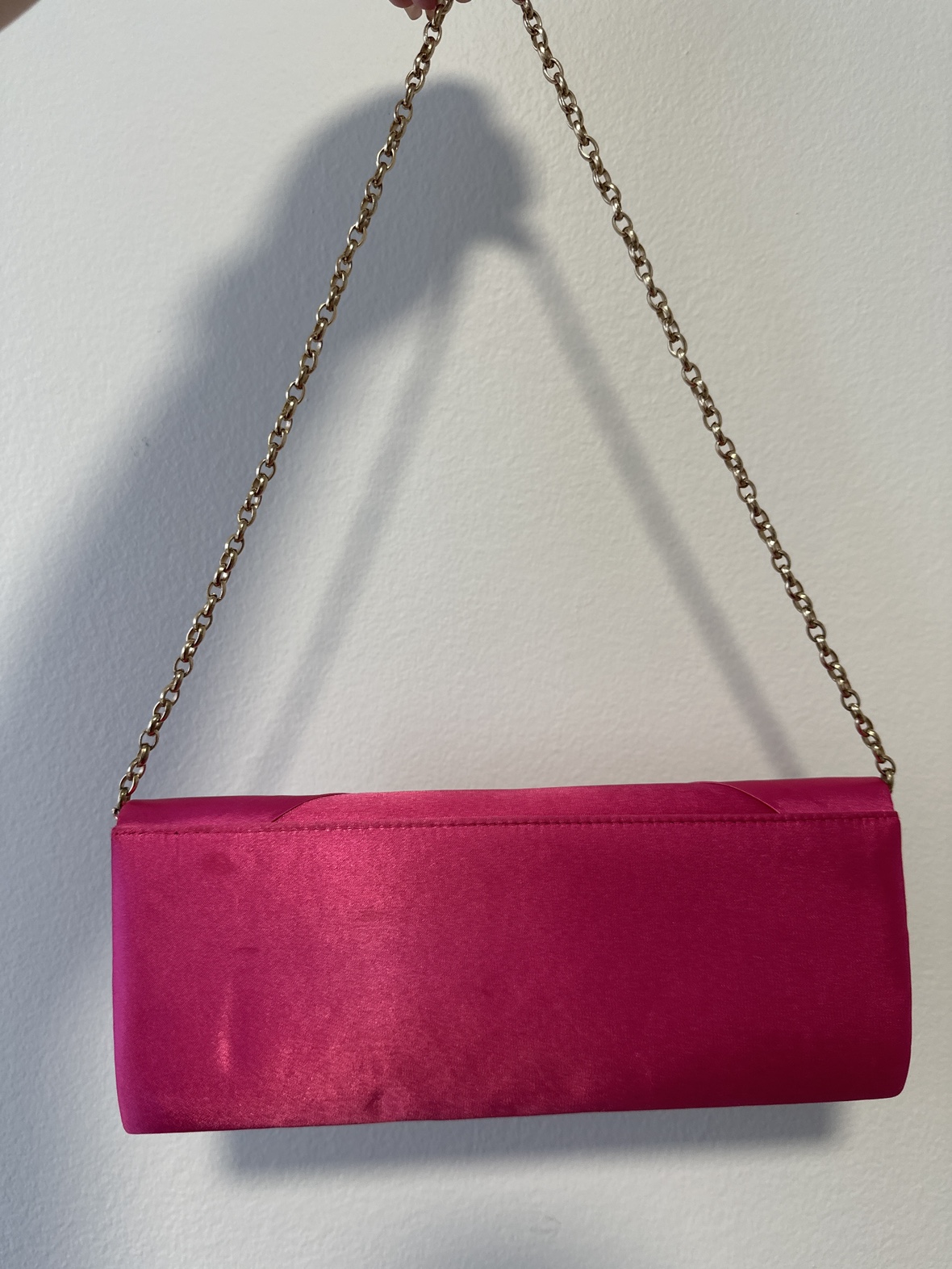 Pink Satin Clutch #freecycle - photo 2