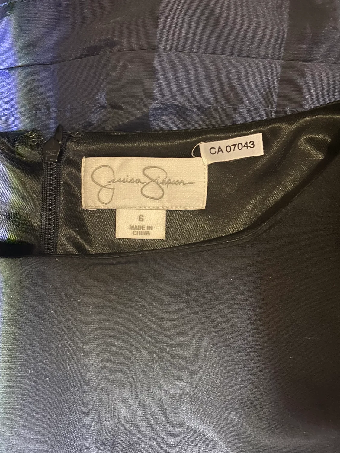 Jessica Simpson Black and Blue Dress image indicator(3)