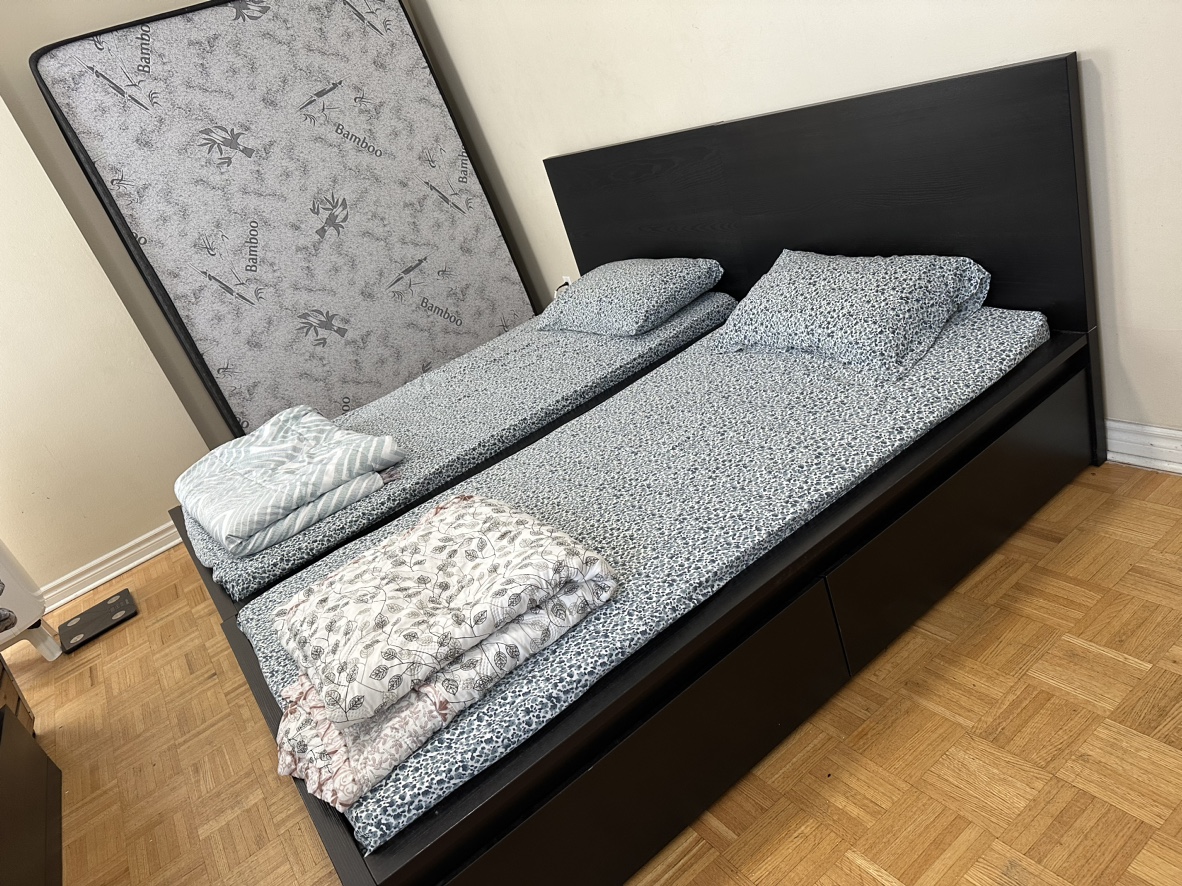Moving sale 2 twin beds with storage - photo 4