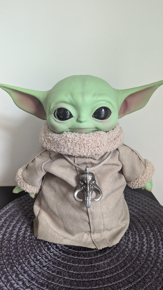 Star Wars "The Child" Grogu Plush Toy with Hard Head - photo 3