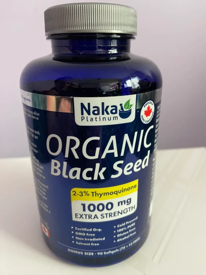 Naka Platinum Organic Black Seed 1000 mg Extra Strength thumbnail