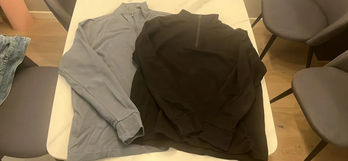Long Sleeve quarter zip sweaters men’s small thumbnail