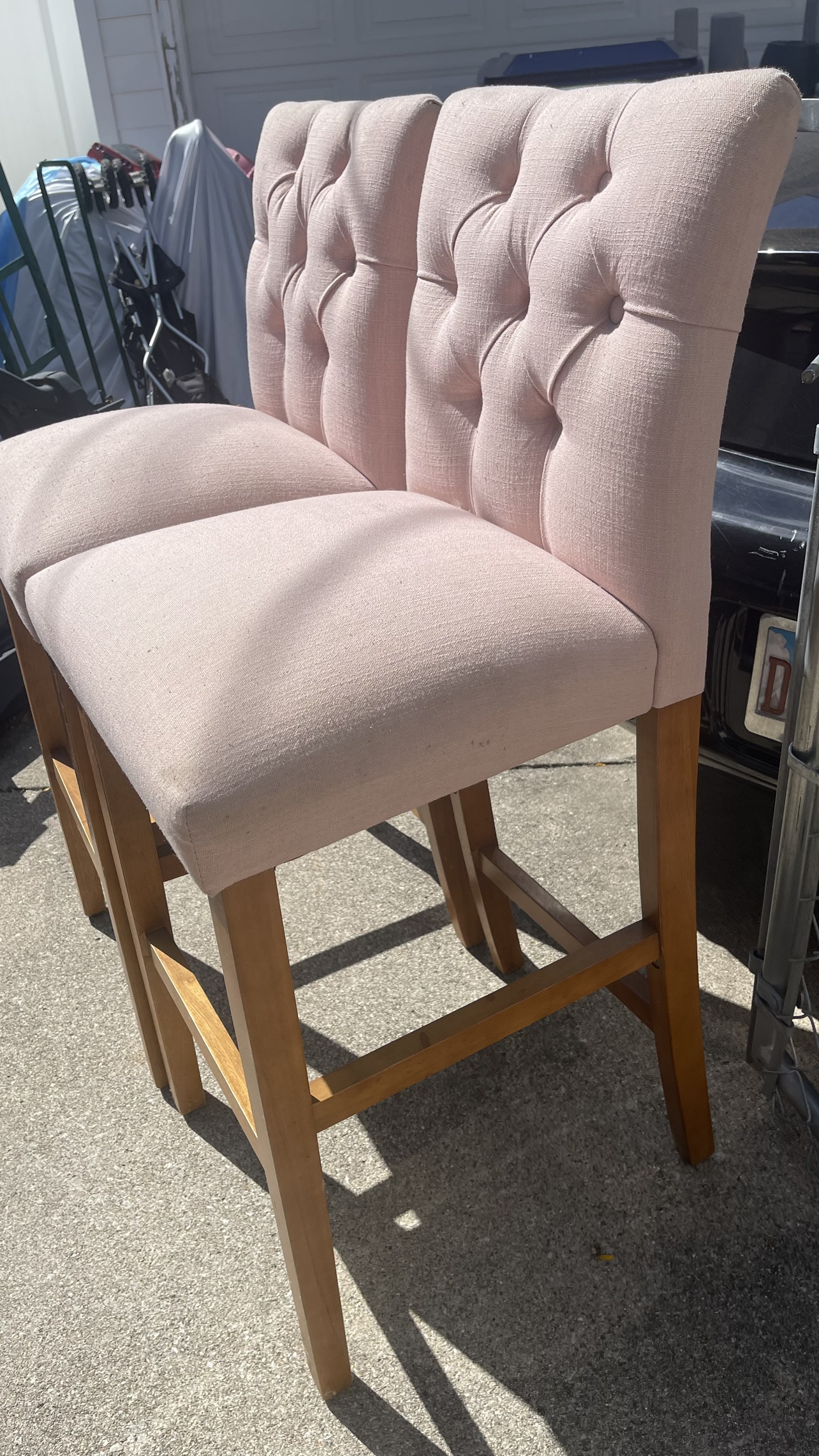 Pink Bar Stools please check more pictures - photo 3