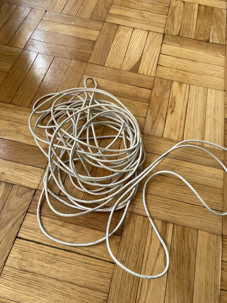 Very long ethernet cable