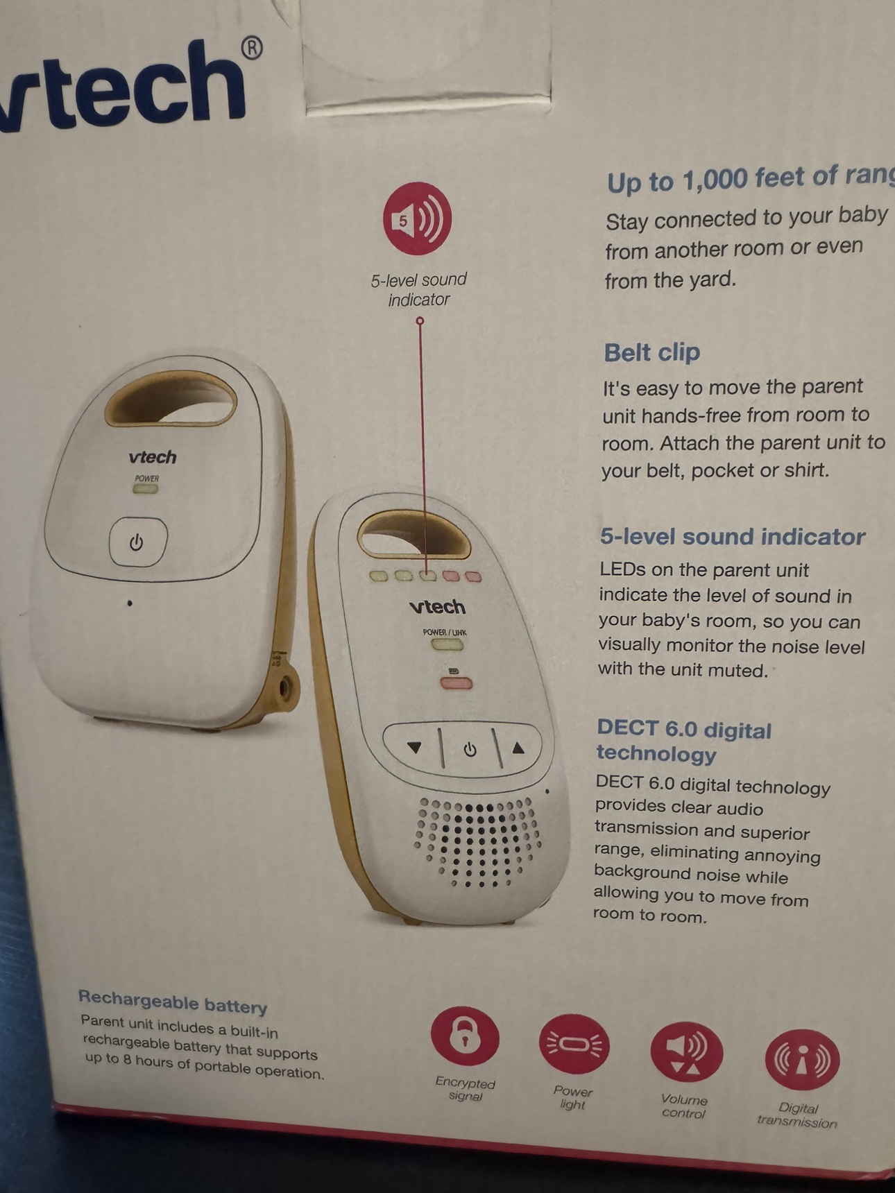 Vtech Digital Audio Monitor DM111 - photo 2